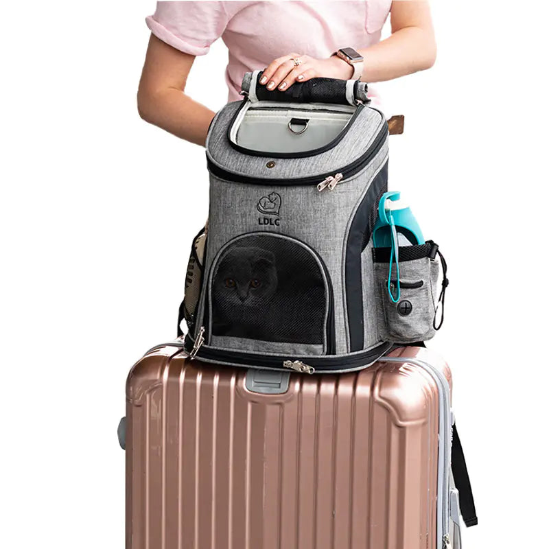 Breathable Pet Backpack for Cats and Small Pets