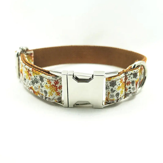 Golden Festive Dog Collar by MUTTCO