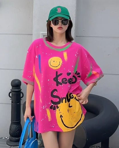 Plus Size Short Sleeve T-Shirt for Women