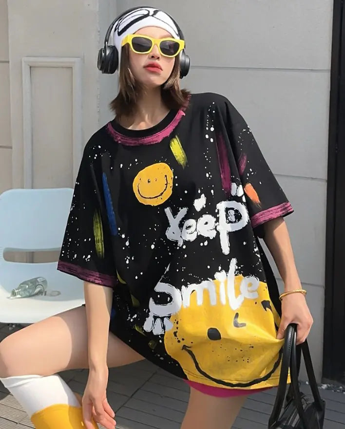 Plus Size Short Sleeve T-Shirt for Women