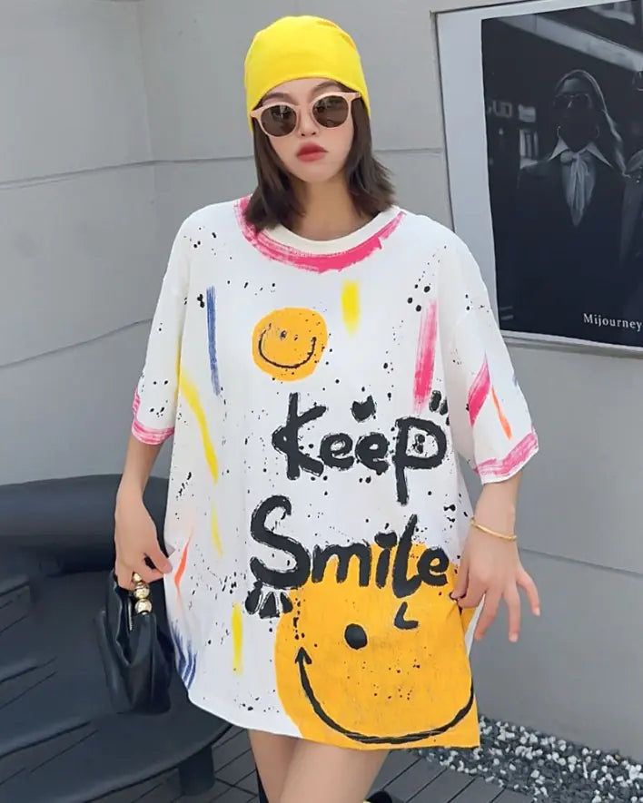 Plus Size Short Sleeve T-Shirt for Women