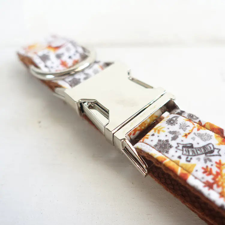 Golden Festive Dog Collar by MUTTCO